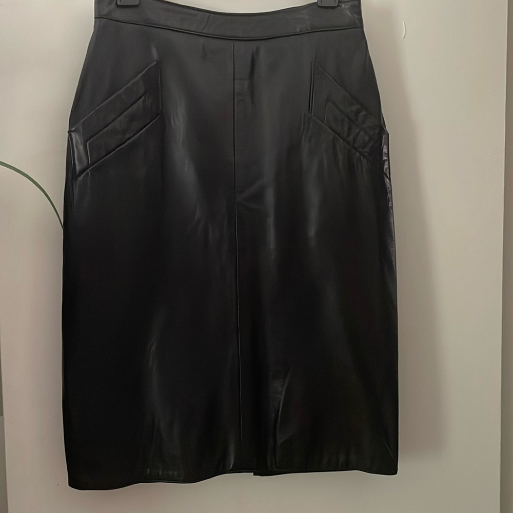 GEN. LEATHER MIDI Skirt